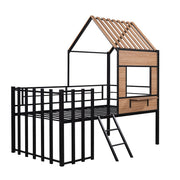 Loft Bed With Roof, Window, Guardrail, Ladder - R&R Furniture Gallery (Fountain Valley, CA)