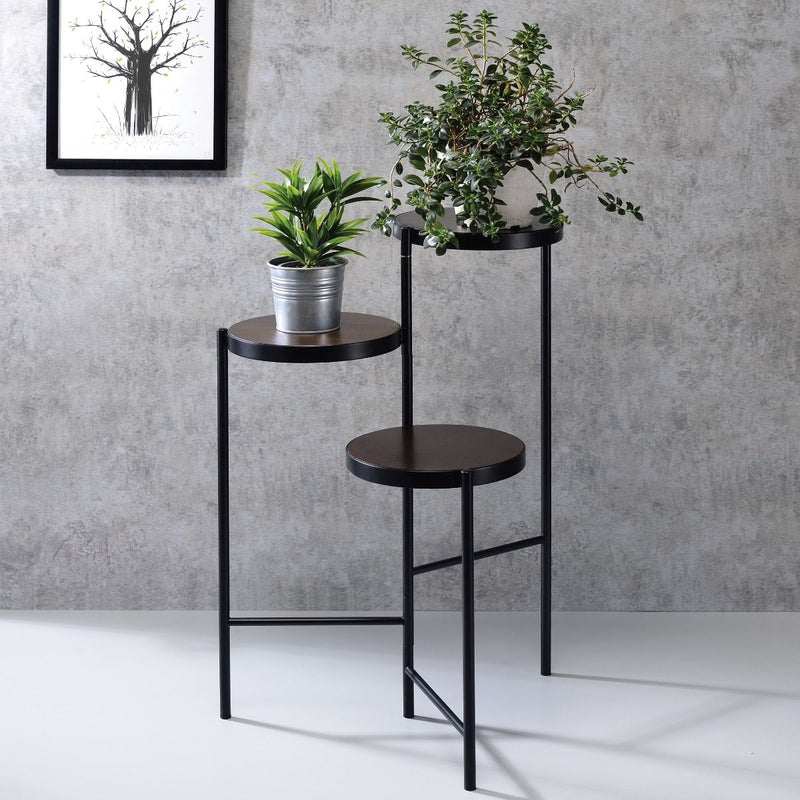 Namid - 30" Plant Stand - Black - R&R Furniture Gallery (Fountain Valley, CA)