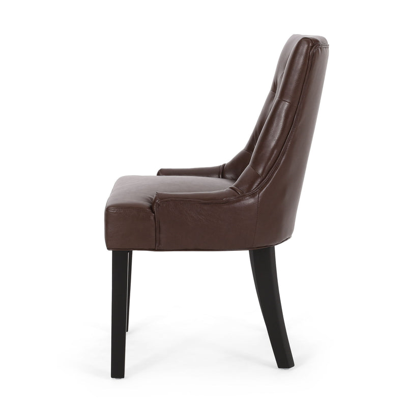 Cheney - Contemporary Dining Chair Tufted Upholstery (Set of 2) - R&R Furniture Gallery (Fountain Valley, CA)
