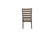 Side Dining Chair With Ladder Back (Set of 2) - Gray - R&R Furniture Gallery (Fountain Valley, CA)