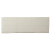 Contemporary Noble House Glouster storage ottoman with cushioned top and wooden legs, ideal for living room storage and decor.