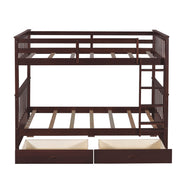 Bunk Bed With Ladders And 2 Storage Drawers - R&R Furniture Gallery (Fountain Valley, CA)