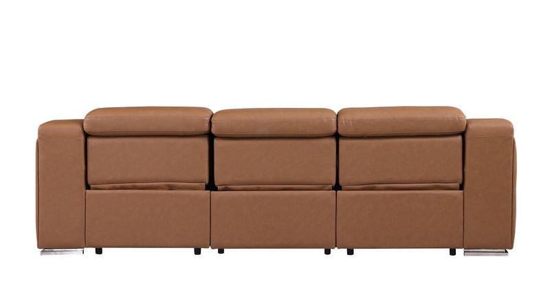 1116 - 3-Piece Modular Power Reclining Sofa In With 3 Power Recliners & Power Headrests