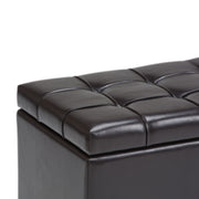 Sienna - Upholstered Storage Ottoman Bench - R&R Furniture Gallery (Fountain Valley, CA)