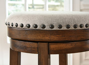Valebeck - Upholstered Swivel Stool - R&R Furniture Gallery (Fountain Valley, CA)