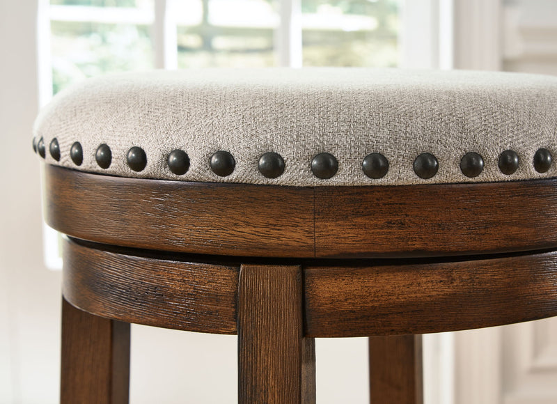Valebeck - Upholstered Swivel Stool - R&R Furniture Gallery (Fountain Valley, CA)