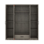 4 Door Wardrobe With 1 Drawer - R&R Furniture Gallery (Fountain Valley, CA)