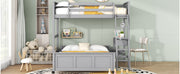 Full Over Full Bunk Bed With Desk - R&R Furniture Gallery (Fountain Valley, CA)