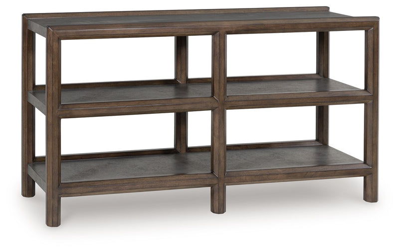 Kallenny - Sofa Table - Brown / Gray - R&R Furniture Gallery (Fountain Valley, CA)