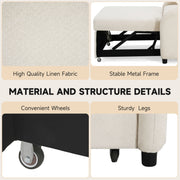 3 In 1 Convertible Sleeper Sofa Bed For Living Room - R&R Furniture Gallery (Fountain Valley, CA)