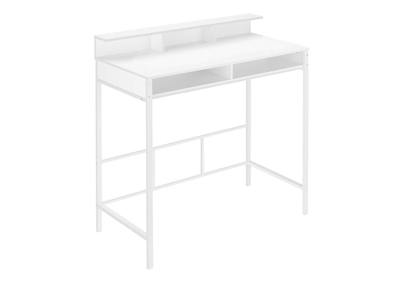 Computer Desk For Home Office, Standing, Storage Shelves, Laptop, Contemporary & Modern - R&R Furniture Gallery (Fountain Valley, CA)
