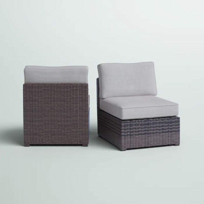 Armless Patio Chair With Cushions - R&R Furniture Gallery (Fountain Valley, CA)