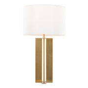 Lumi Source Cosmo contemporary table lamp with sleek design and a cylindrical shade, ideal for modern living spaces.