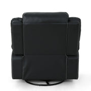 Stylish Wide Manual Swivel Standard Recliner - R&R Furniture Gallery (Fountain Valley, CA)