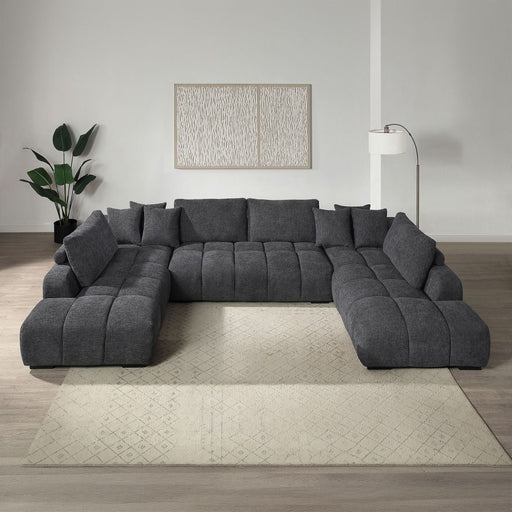 Chosen - Sectional Sofa With 3 Pillows - R&R Furniture Gallery (Fountain Valley, CA)