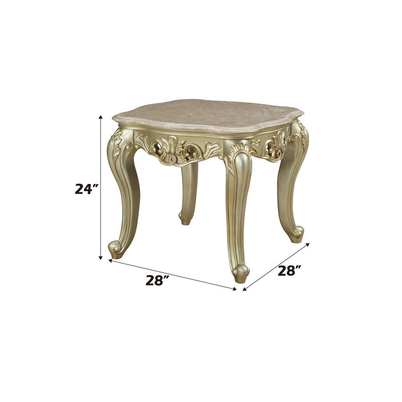 Gorsedd - Table With Marble Top - R&R Furniture Gallery (Fountain Valley, CA)