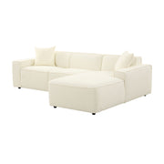 Olafur - Velvet Sectional - R&R Furniture Gallery (Fountain Valley, CA)