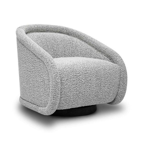 Rory - Boucle Swivel Chair - R&R Furniture Gallery (Fountain Valley, CA)