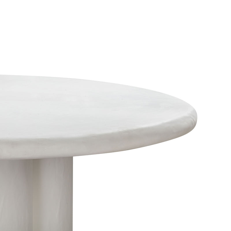 Elika - Faux Plaster Round Dining Table - R&R Furniture Gallery (Fountain Valley, CA)