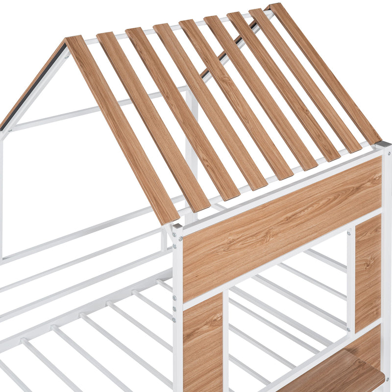 Loft Bed With Roof, Window, Guardrail, Ladder - R&R Furniture Gallery (Fountain Valley, CA)