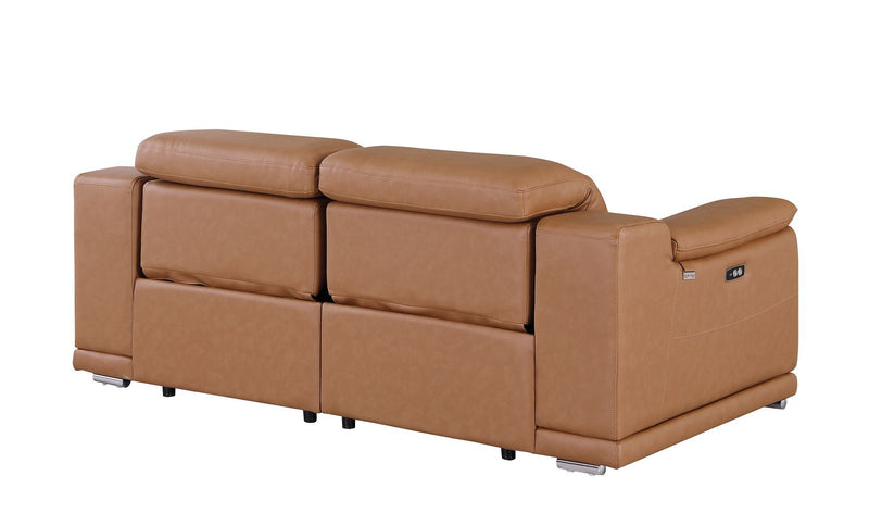 9762 - 3-Piece Modular Power Reclining Console Loveseat With 2 Power Recliners In