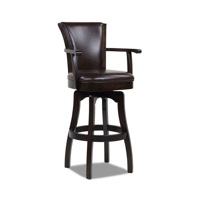 Williams - Swivel Bar Stool With Armrests - R&R Furniture Gallery (Fountain Valley, CA)