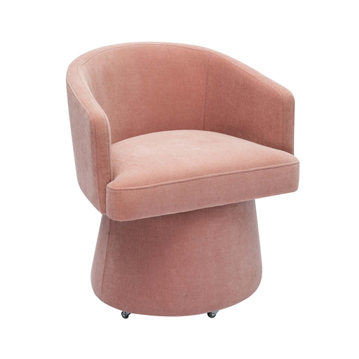 Kristen - Upcycled Chenille Rolling Desk Chair - R&R Furniture Gallery (Fountain Valley, CA)
