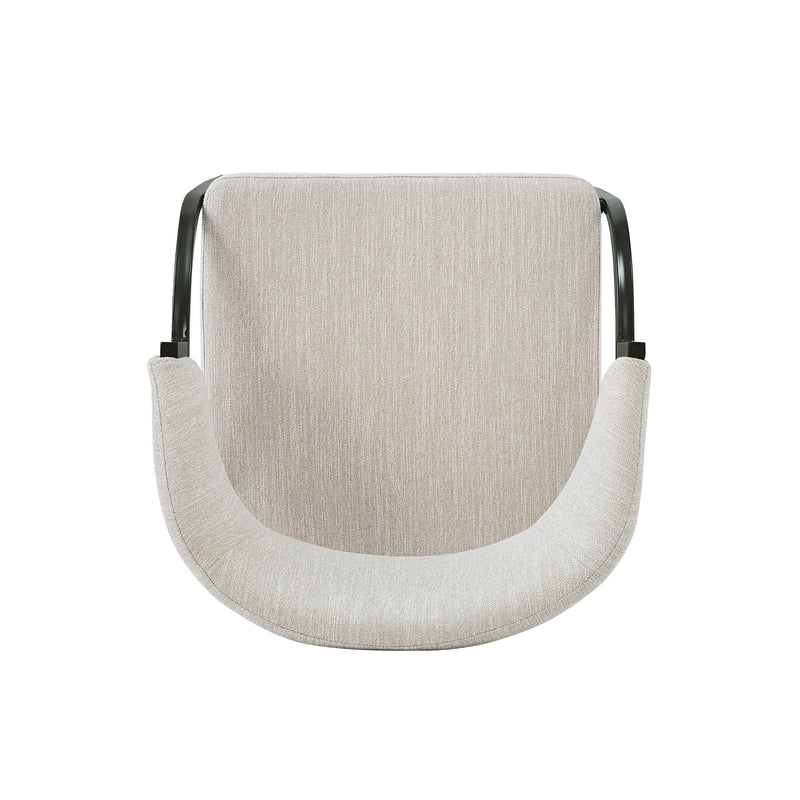 Contemporary Upholstered Dining Chairs With Metal Legs (Set of 2) - R&R Furniture Gallery (Fountain Valley, CA)