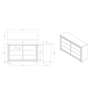 Chloe - Dresser - Gemstone Silver - R&R Furniture Gallery (Fountain Valley, CA)