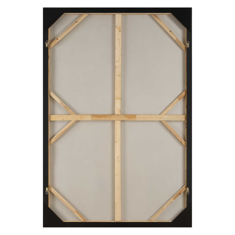 Western Hemisphere - Hand Painted Canvas - Black / Brown / Gray / Orange