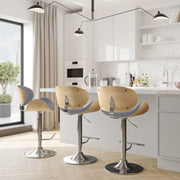 Marana - Handcrafted Bentwood Adjustable Swivel Bar Stool - R&R Furniture Gallery (Fountain Valley, CA)