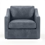 Classic Home Kipton swivel chair with a cushioned seat and backrest, featuring a sleek, modern design and a sturdy swivel base.