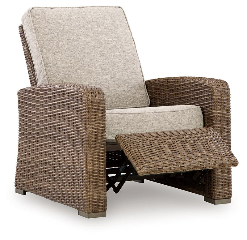 Laguna Heights - Recliner - Beige - R&R Furniture Gallery (Fountain Valley, CA)