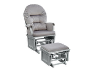 Madison - Glider And Ottoman - Gray - R&R Furniture Gallery (Fountain Valley, CA)