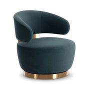 Austin - Recycled Fabric Swivel Chair - R&R Furniture Gallery (Fountain Valley, CA)