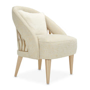 La Rachelle - Flame Chair - Gold Rush / Champagne - R&R Furniture Gallery (Fountain Valley, CA)
