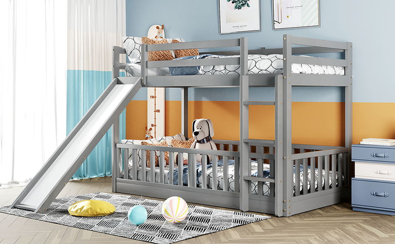Functional Bunk Bed & Convertible Ladder And Slide - R&R Furniture Gallery (Fountain Valley, CA)