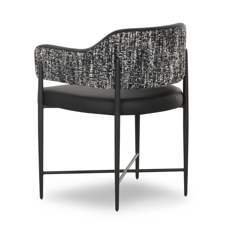 Sezanne - Vegan Leather 2-Tone Dining Chair - R&R Furniture Gallery (Fountain Valley, CA)