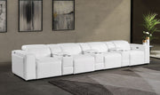 1224 - 7-Piece Modular Power Reclining Sofa In With 4 Power Recliners & Power Headrests - R&R Furniture Gallery (Fountain Valley, CA)