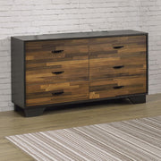 Eos - Dresser - Walnut & Black - R&R Furniture Gallery (Fountain Valley, CA)