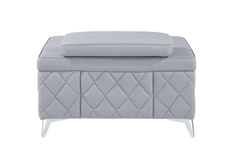 1140 - Top Grain Italian Leather Living Room Set - Black - R&R Furniture Gallery (Fountain Valley, CA)