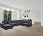 Hayden - 7 Seat Reversible Modular Sectional Sofa Chaise - R&R Furniture Gallery (Fountain Valley, CA)