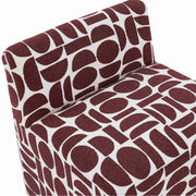 Pippa - Geometric Jacquard Weave Stool - R&R Furniture Gallery (Fountain Valley, CA)