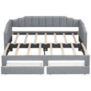 Extendable Daybed With LED Light And 2 Storage Drawers - R&R Furniture Gallery (Fountain Valley, CA)