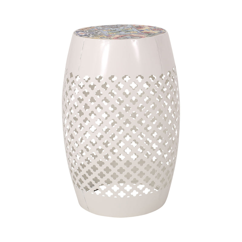 Roswell - Outdoor Side Table With Mosaic Tile Top - R&R Furniture Gallery (Fountain Valley, CA)