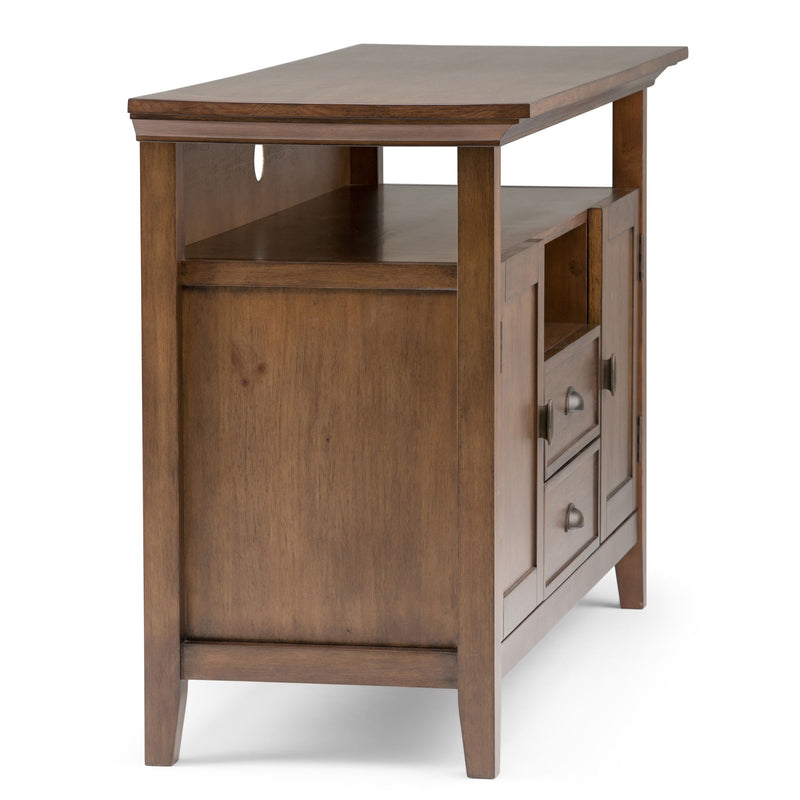 Redmond - Tall TV Media Stand - Rustic Natural Aged Brown - R&R Furniture Gallery (Fountain Valley, CA)