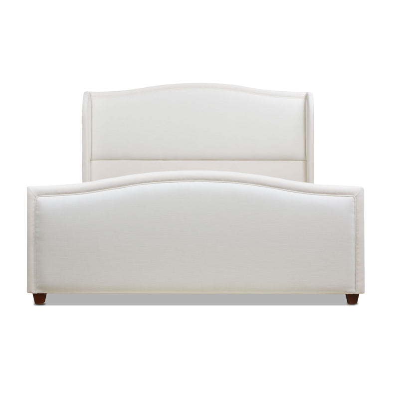 Carmen - Upholstered Wingback Panel Bed Frame - R&R Furniture Gallery (Fountain Valley, CA)