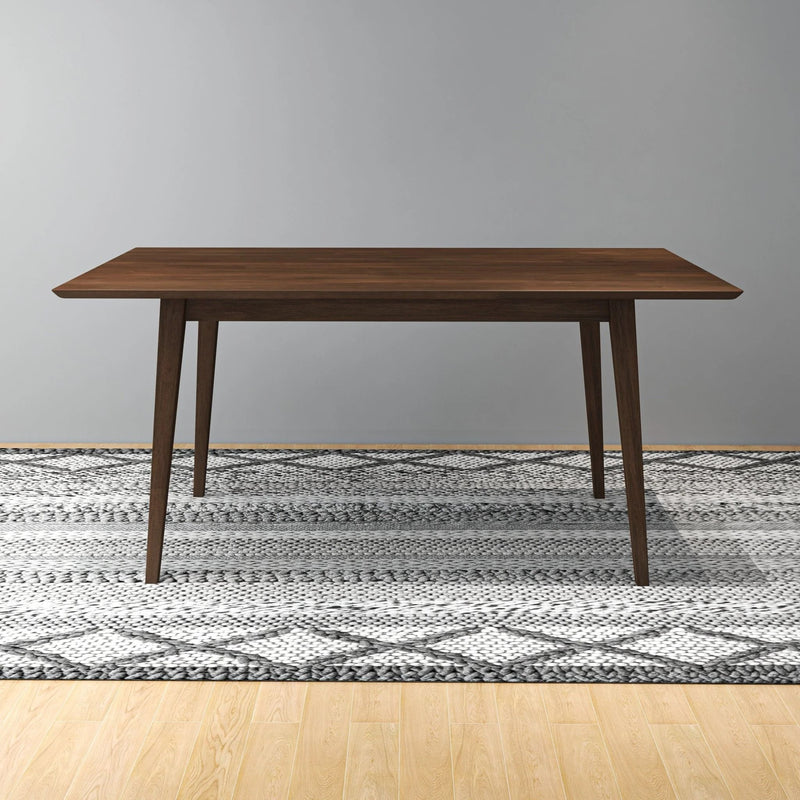 Modern rectangular dining table by Ashcroft Furniture with a sleek wooden finish, ideal for kitchen and dining room spaces.