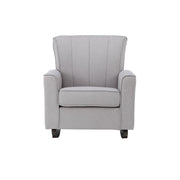 Denzell - Rocking Chair - Light Gray Linen - R&R Furniture Gallery (Fountain Valley, CA)
