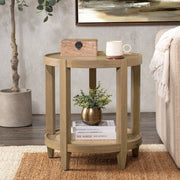 Devin - Solid Wood Round Table - R&R Furniture Gallery (Fountain Valley, CA)